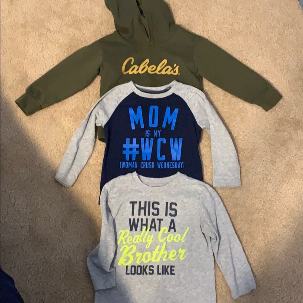 2T Boys long sleeve tops